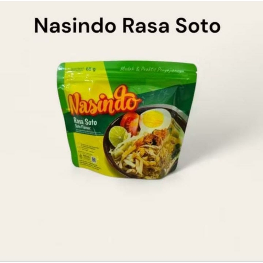 

Nasindo Nasi Siap Saji berbumbu Rasa Nasi Goreng / Soto