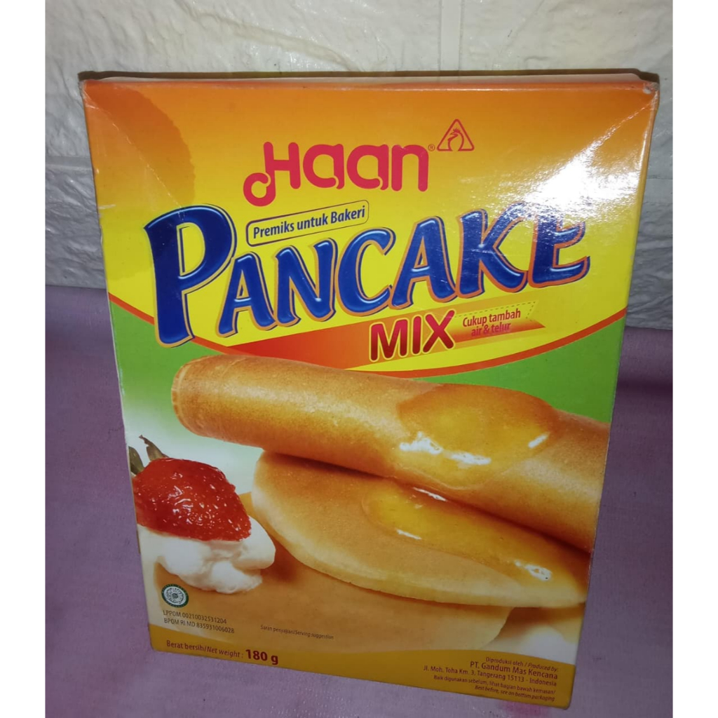 

Haan Pancake Mix180G ( dus sedikit penyok)