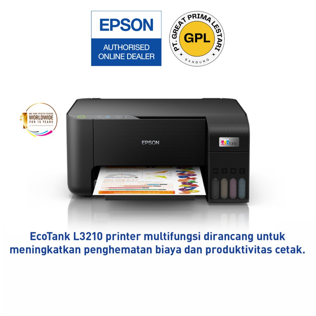 Printer Epson L3210 L 3210 L-3210 L3211 L 3211 L-3211 TKDN Print Scan Copy