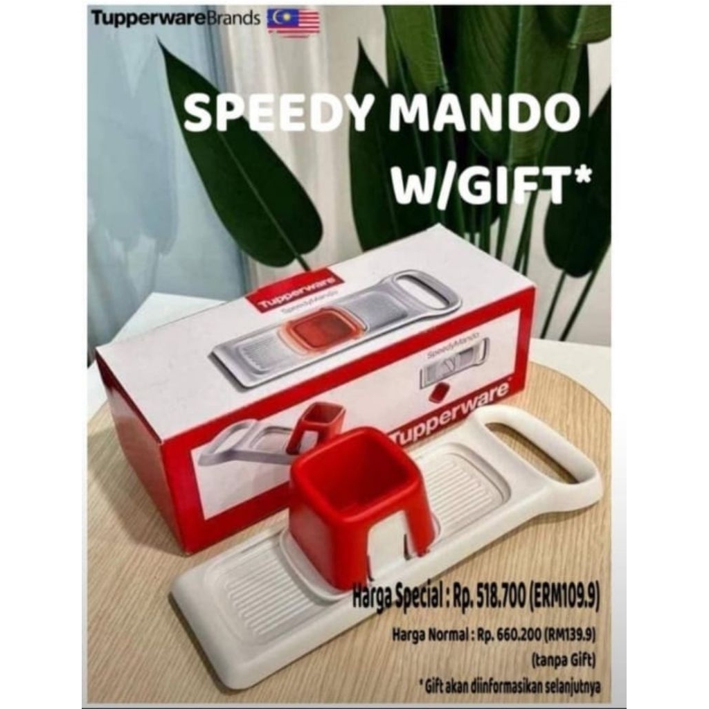 Speedy Mando Tupperware