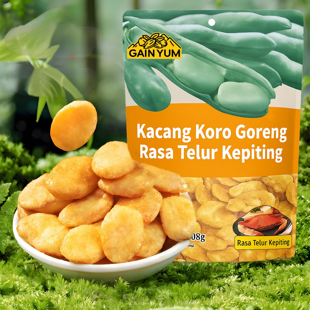 

Porsi Besar Kacang Koro Rasa Telur Kepiting 208g, Cemilan Gurih Favorit untuk Santai, Enak, Murah, Bergizi, Cocok untuk Semua Usia, Kacang Premium Renyah dengan Rasa Unik yang Menggoda, Pilihan Terbai