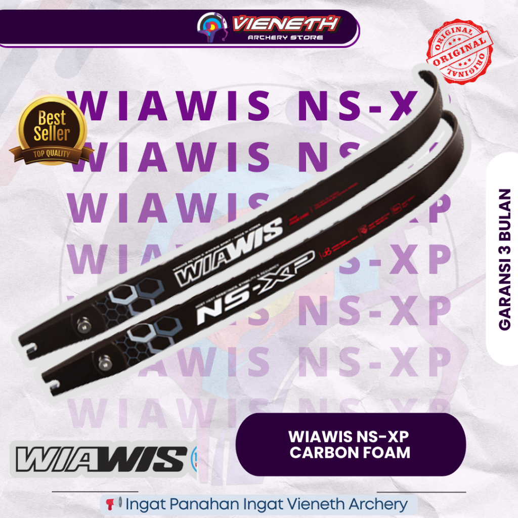 LIMBS BUSUR PANAH WIAWIS NS-XP CARBON FOAM - LIMB ILF - LIMB RECURVE