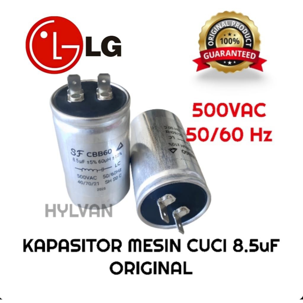 KAPASITOR MESIN CUCI 1 TABUNG LG ORIGINAL