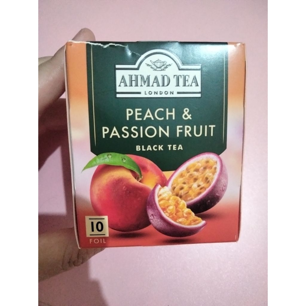 

Ahmad Tea Peach & Passion Fruit Black Tea – 10 Teabags
