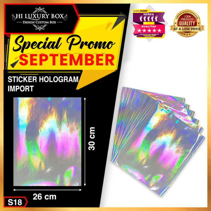 

Stiker Hologram|Lembaran|Import|Label|Murah|Aksesoris|26X30CM|S18