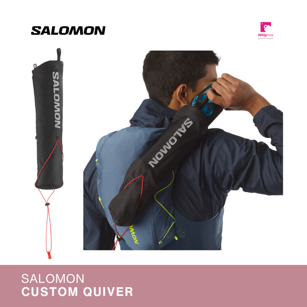 [Ready Stock] Salomon Quiver Bag Trail Running Tas Tongkat Pendakian Lari