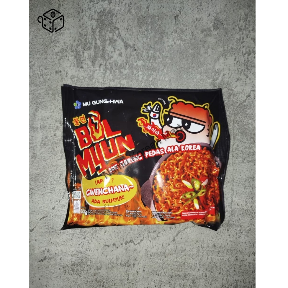 

Mugunghwa Bul Myun Mie Goreng Pedas Ala Korea 123gr / Mie Goreng Korea / Mie Pedas Korea / Korean Spicy Noodle / Instan Noodle