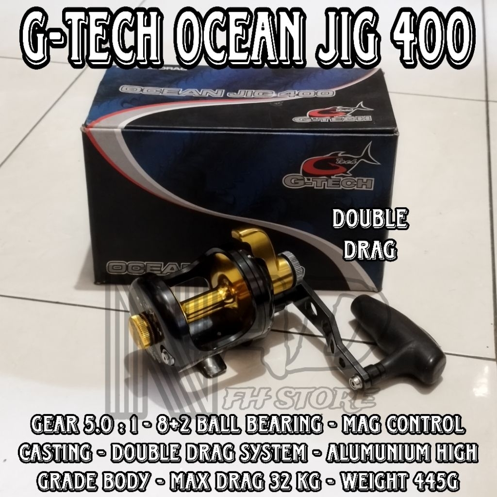 *Reel G-tech Ocean Jig 400 8+2 Ball Bearing