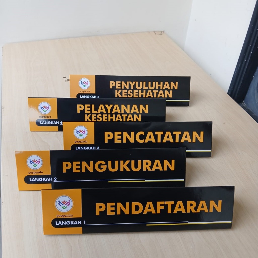 

Nama Meja Posyandu Ekonomis, Posyandu, Sign Meja, Nama Meja,