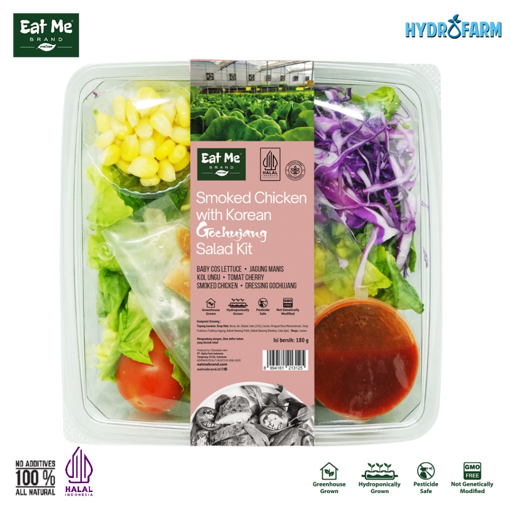 

Eat Me Brand - Salad Kit Smoked Chicken With Korean Gochujang