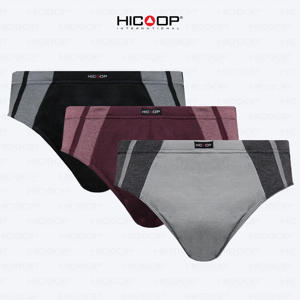 Hicoop - Sport Underwear Brief - Celana Dalam Sport Pria - Brief Sport Performance Edition -Hitam/Ab