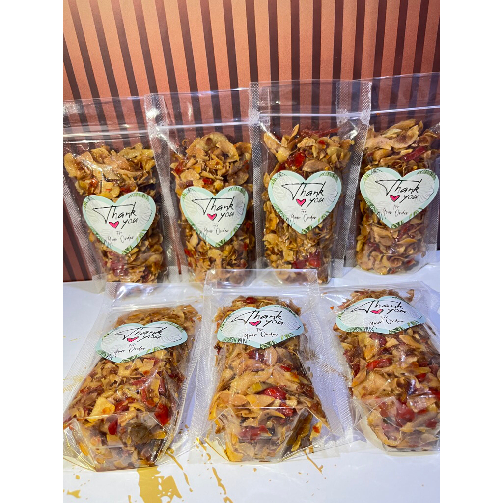 

keripik Jengkol rawit mercon