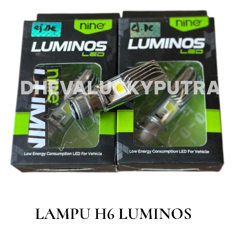 LAMPU LED UTAMA MOTOR H6 LUMINOS LED LUMINOS BIASA LAMPU DEPAN