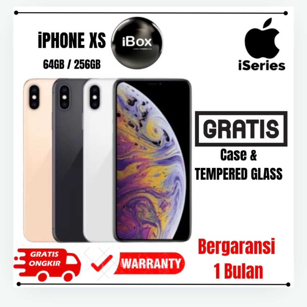 iPhone XS 64GB 256GB iBox Resmi Original