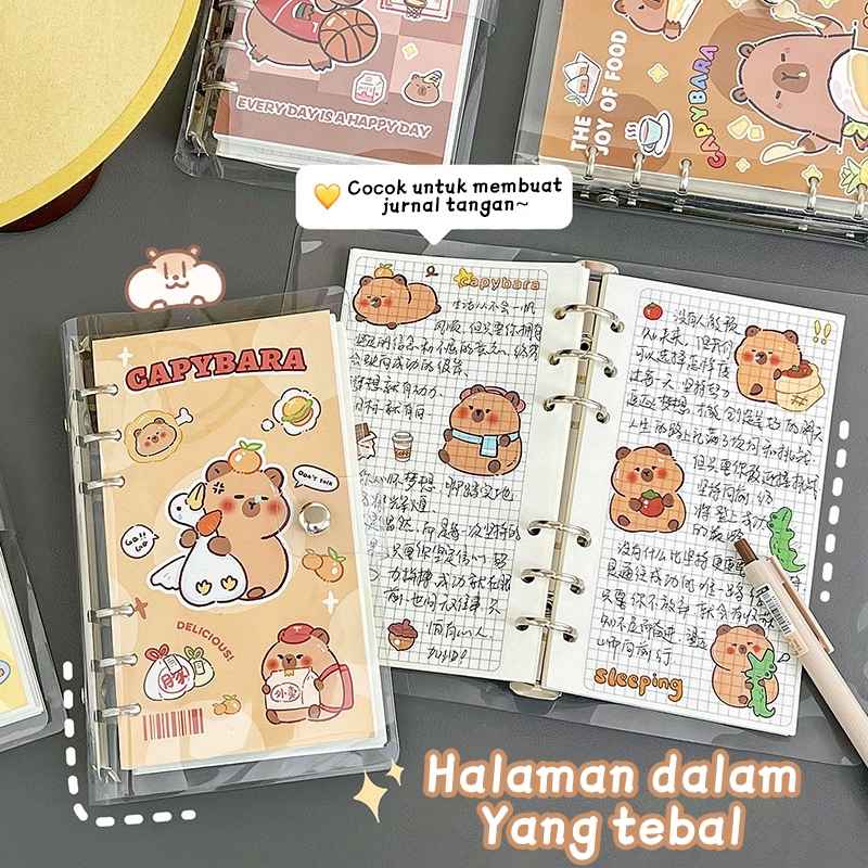

Notebook Kapibara Lucu A6 Binder