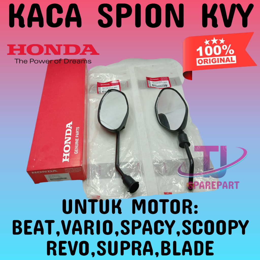 SPION KODE KVY ORI HONDA Motor Beat,Vario ,Spacy,Scoopy, Revo,Supra Blade Asli Original Honda Ahm