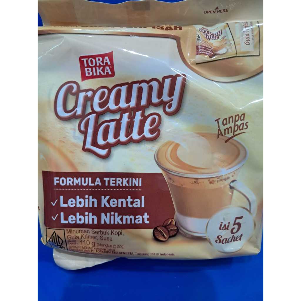 

Torabika Creamy Latte Isi 5 Sachet Lebih Kental