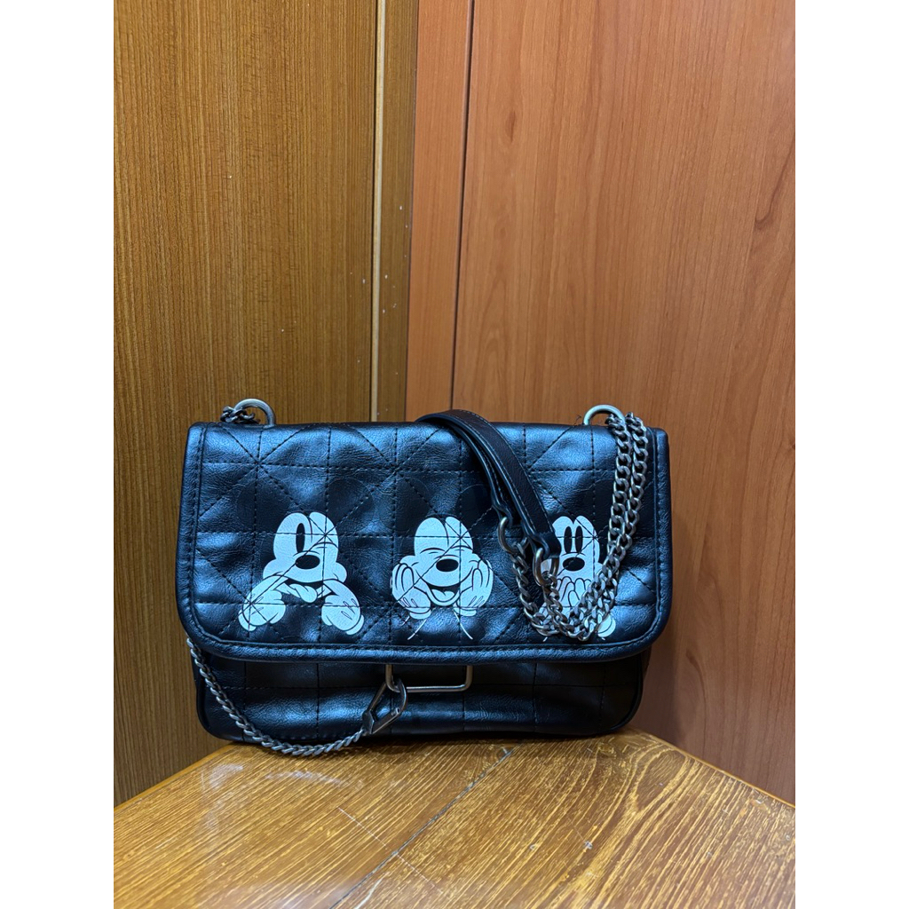 ZARA MICKEY MOUSE SOFT ROCKER CROSSBODY OR SHOULDER BAG l PRELOVED l GENTLY USED l