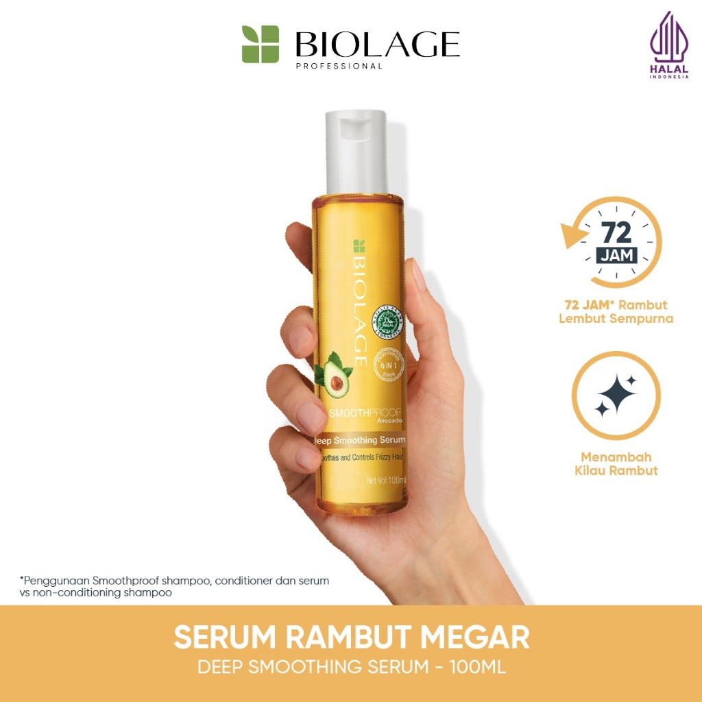 (ORIGINAL) Biolage Deep Smoothing Serum 100ml - Professional Hair Treatment