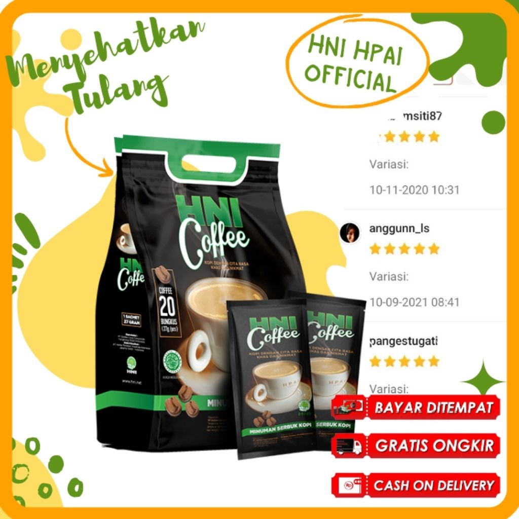 

Hni coffee hc kopi plus herbal hni hpai