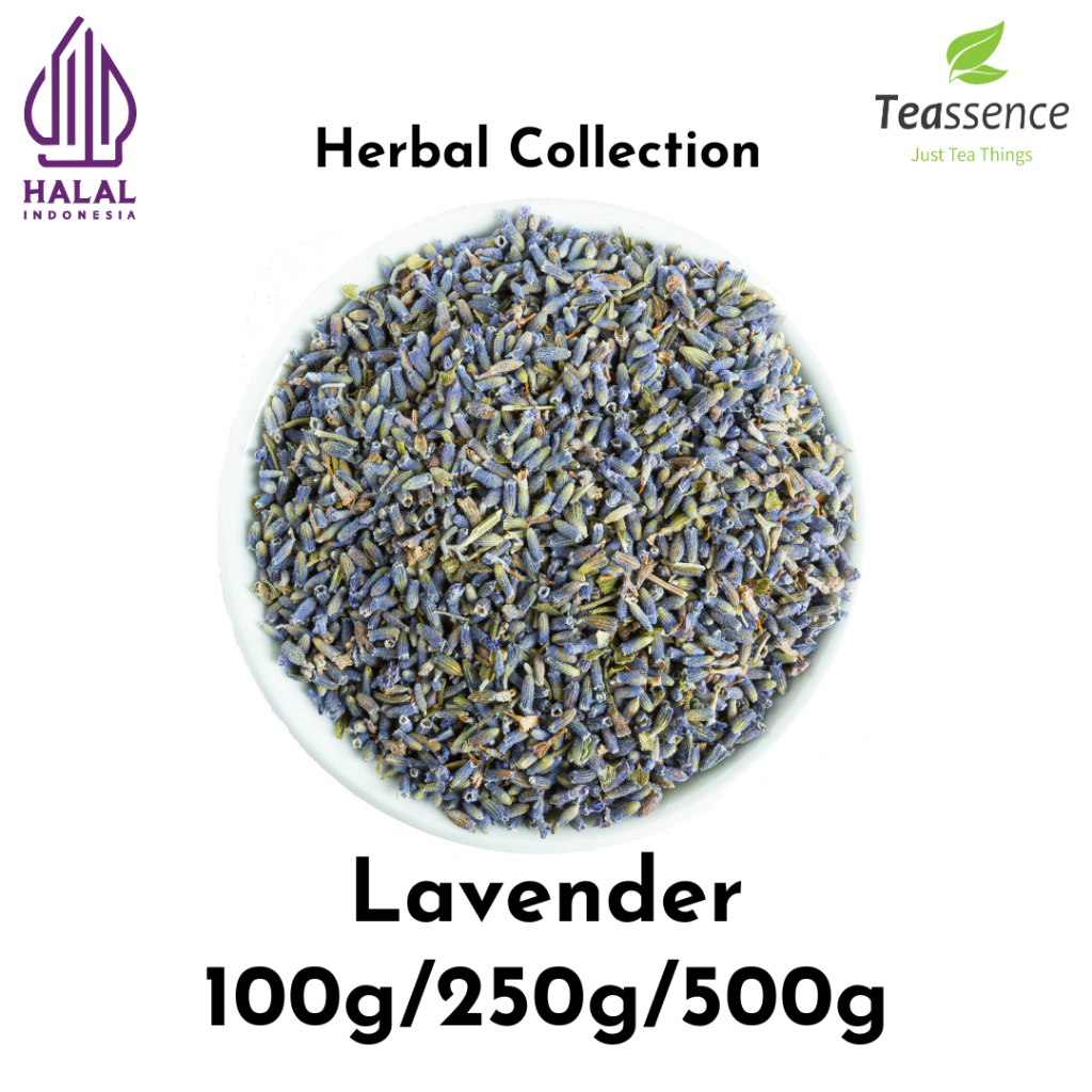 

Dried Lavender Tea / Bunga Lavender Kering / Bunga Lavender / Teh Lavender / Lavender Kering / Teh Herbal/ Teh Cantik 100gr/250gr/500gr
