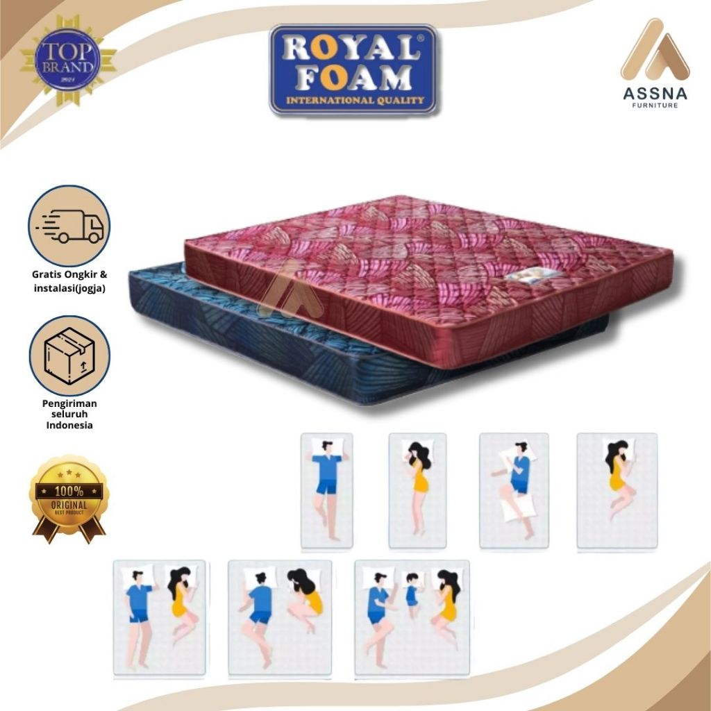 Kasur Busa Royal Foam Jogja | Kasur Tidur Nyaman Berkualitas | Kasur Busa Empuk Awet Semua Ukuran