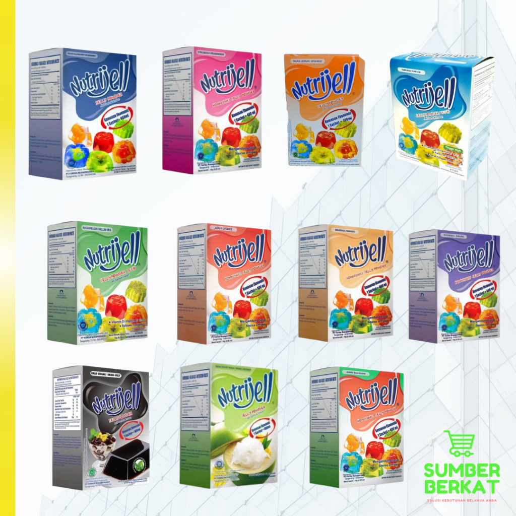 

1 BOX Nutrijell Economis 10gr isi 12pcs All Variant