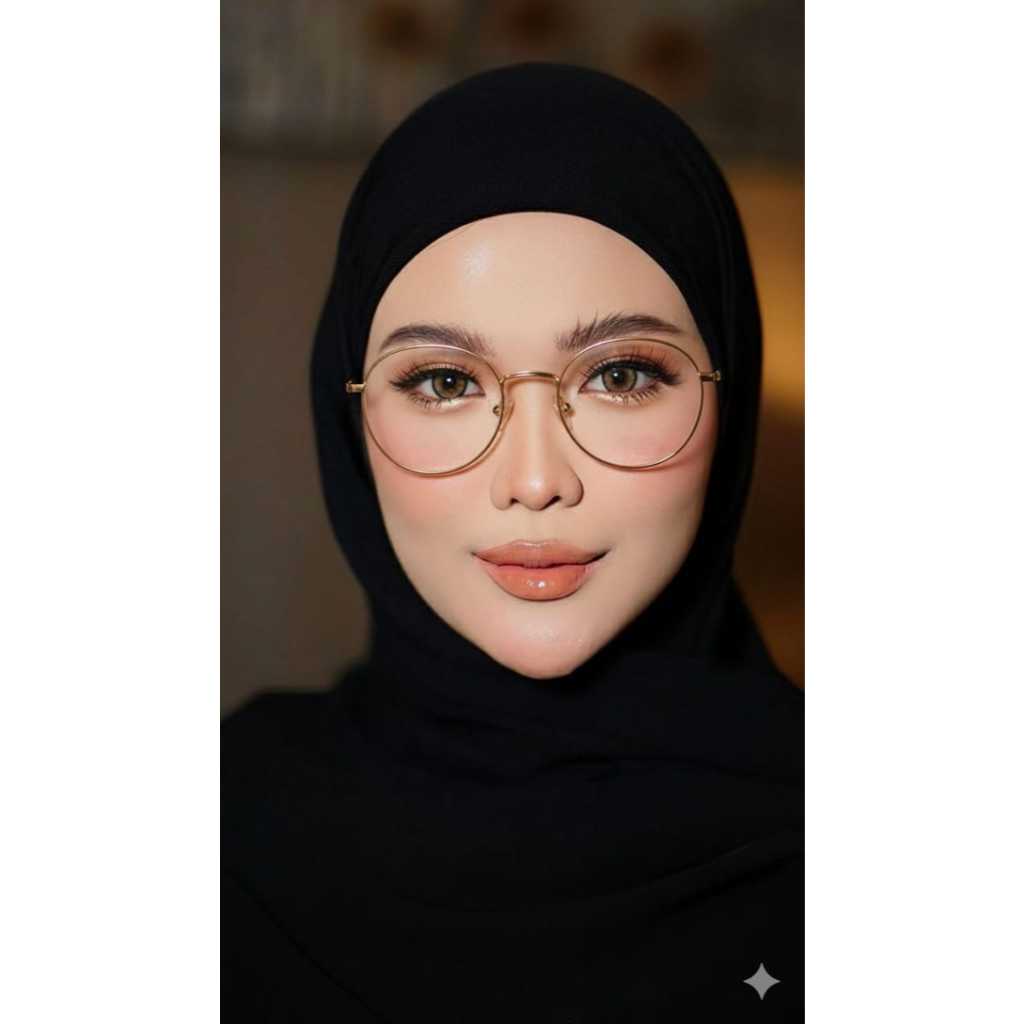 FRAME kacamata blu-ray miumiu bulat