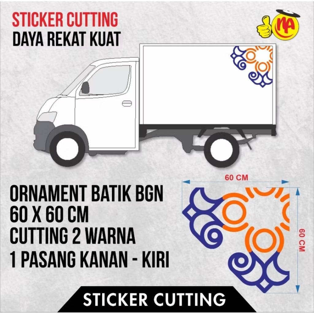 cutting stiker ornamen BGN