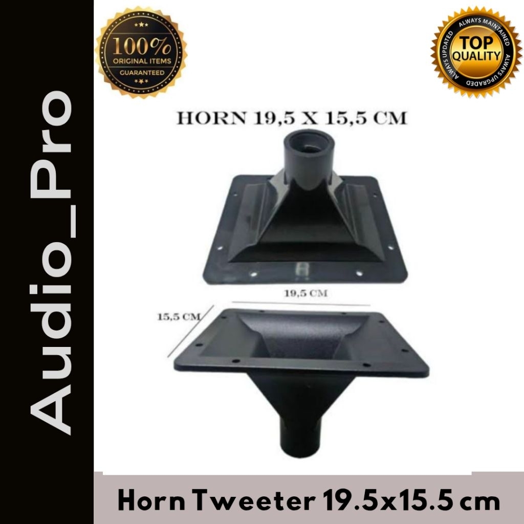 Horn Corong Speaker Driver Tweeter Tebal 19,5 x 15,5  Plastik Tebal 195x155 twitter drat