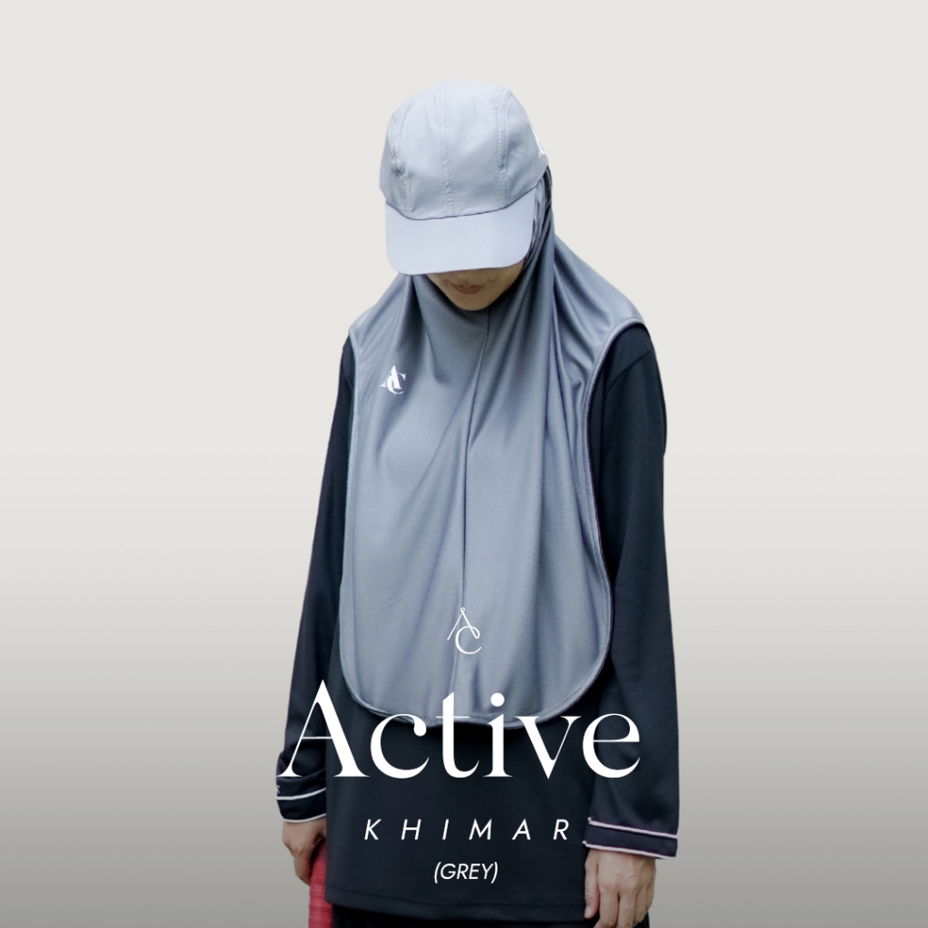Alur Cerita Active Khimar - Grey