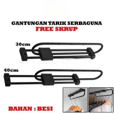 Rack Rak Gantungan Penata Henger Pakaian Baju Almamater Rak Gantung dinding Estetik