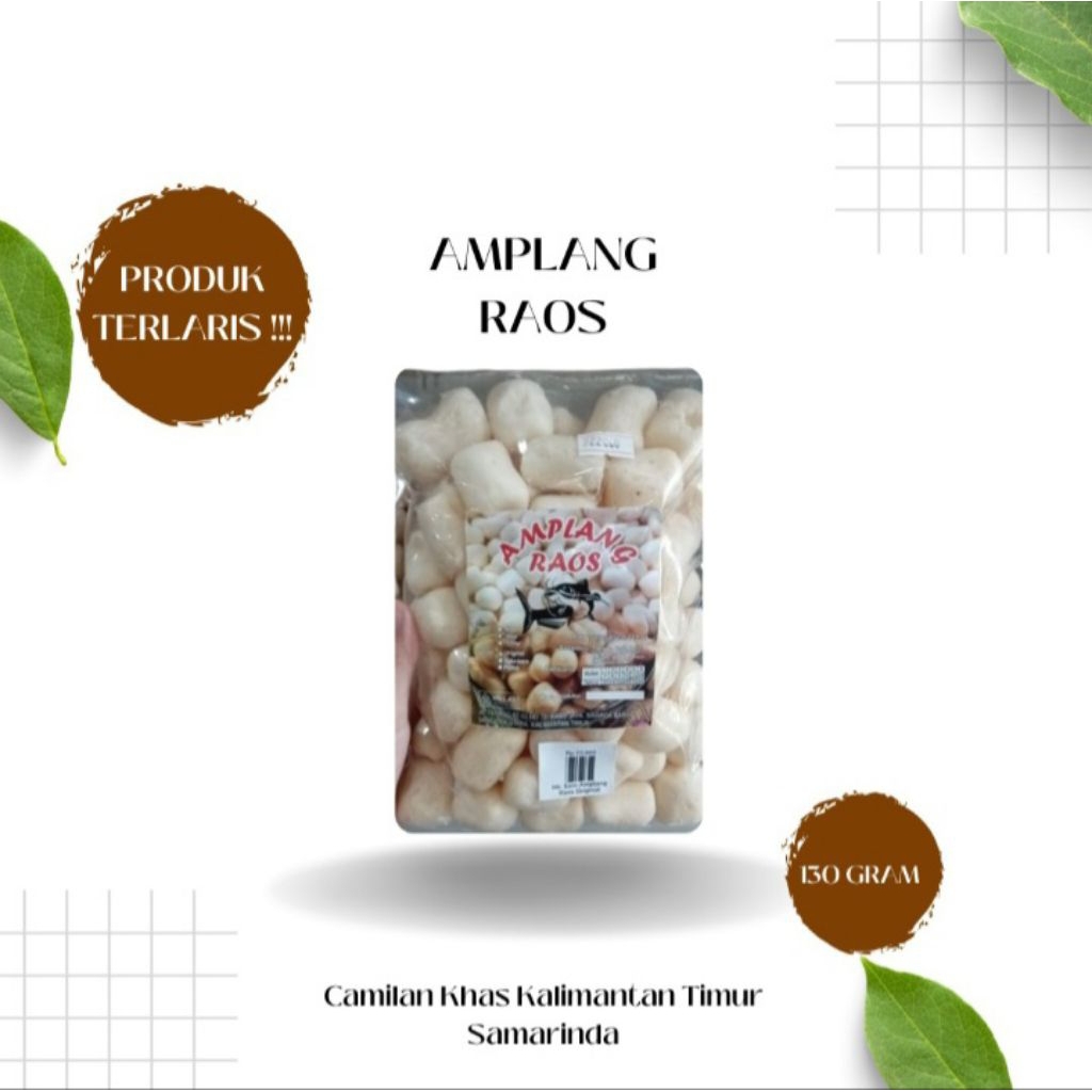 

Amplang Raos Original – Oleh-oleh Khas Kalimantan Timur (130gr)