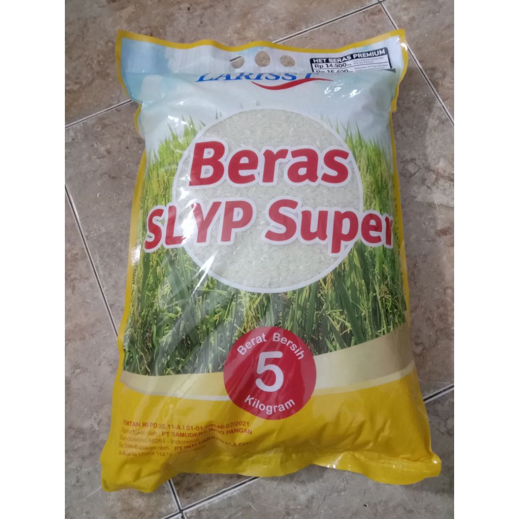 

Beras Premium Larisst Slyp Super 5Kg