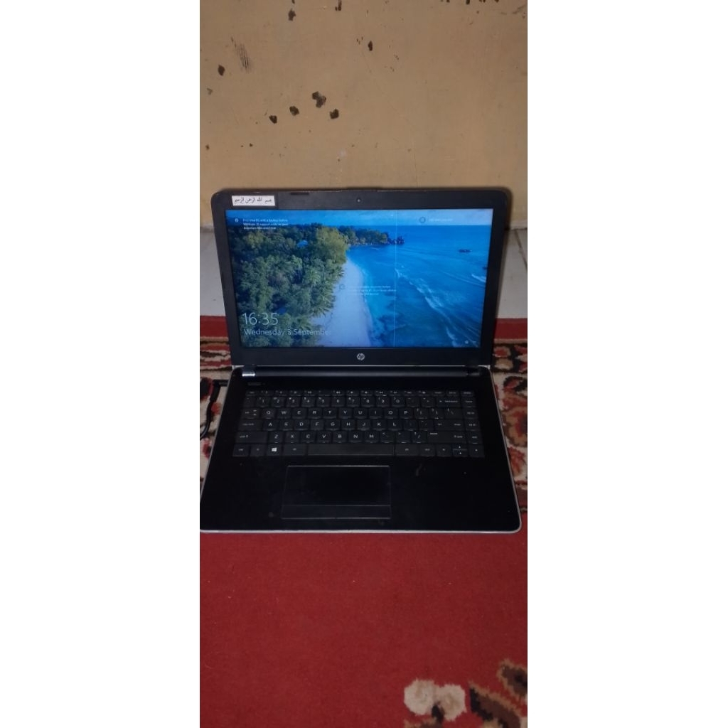 Laptop murah merek hp ram 8gb udah ssd 112gb