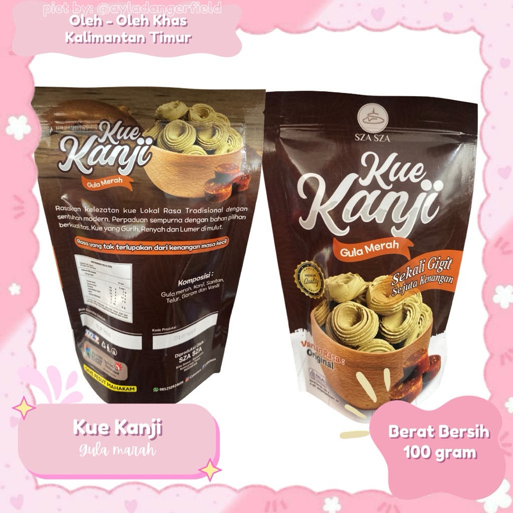 

SZA SZA Kue Kanji Gula Merah 100Gram Oleh-oleh Khas Kalimantan Timur