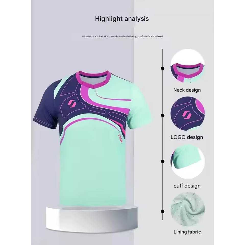 Baju Jersey Pingpong Original STIGA | Professional Shirt