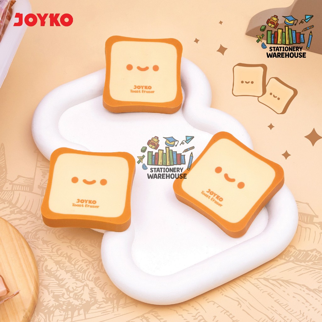 

Penghapus JOYKO Eraser ER-161 Toast Eraser Penghapus Bentuk Roti Lucu