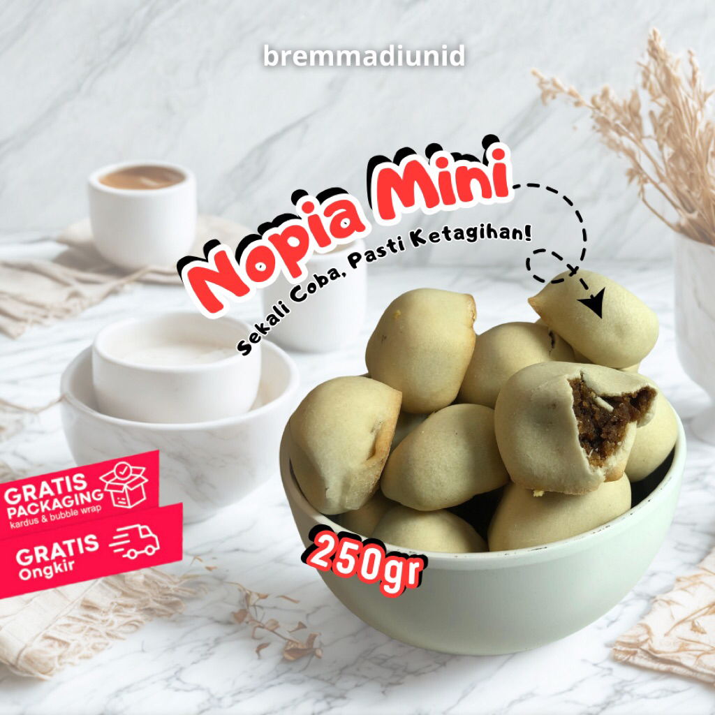 

Nopia Mini | Mino Rasa Gula Jawa - 250g