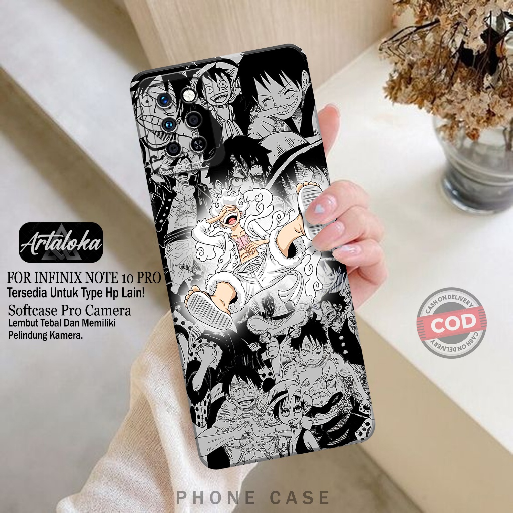 Softcase Hp Infinix Note 10 Pro Fashion Case Anime Case Infinix Note 10 Pro Silikon TPU Pro Camera C