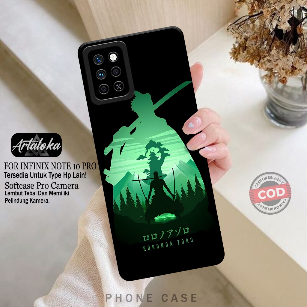 Softcase Hp Infinix Note 10 Pro Fashion Case Anime Case Infinix Note 10 Pro Silikon TPU Pro Camera C