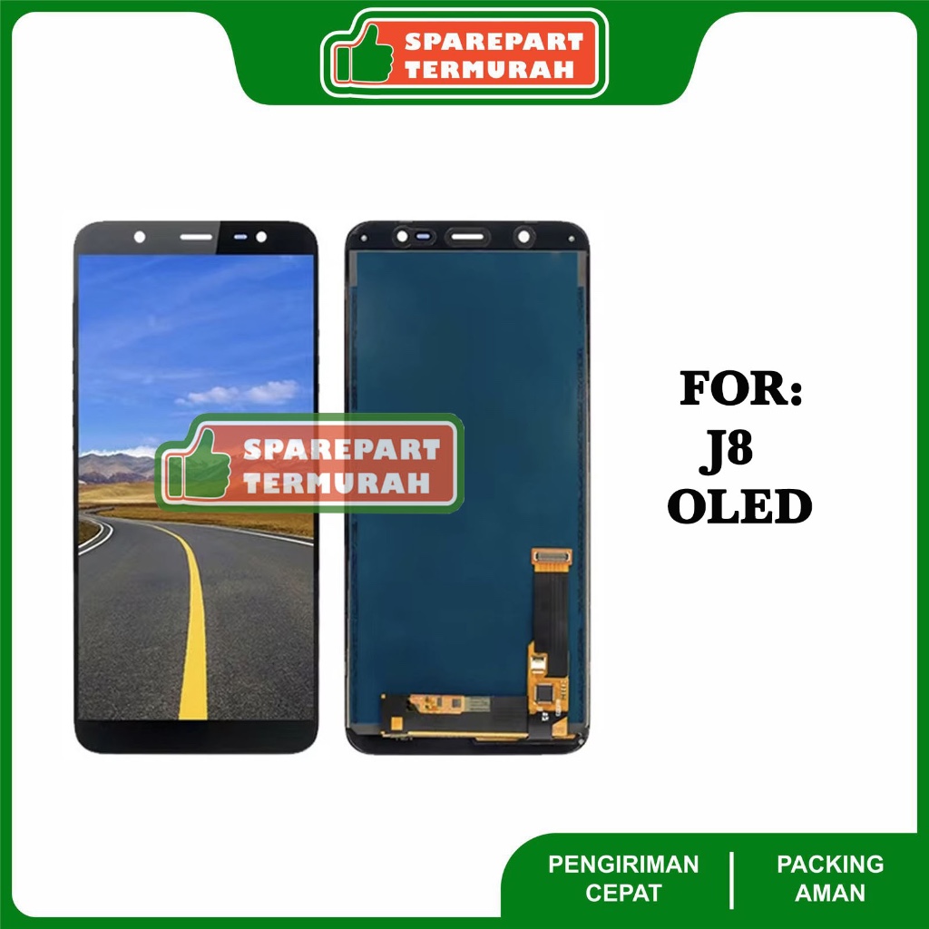 LCD For Samsung J8 - 810 OLED
