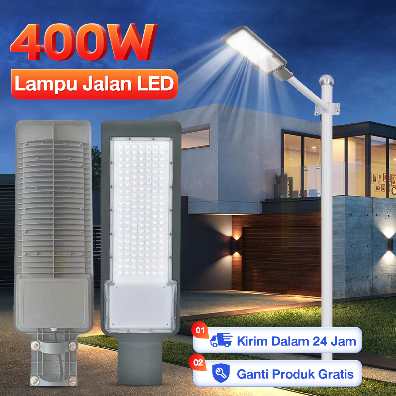 Lampu jalan led outdoor 400W Hemat energi lampu luar ruangan tahan air ip67 super terang lampu malam