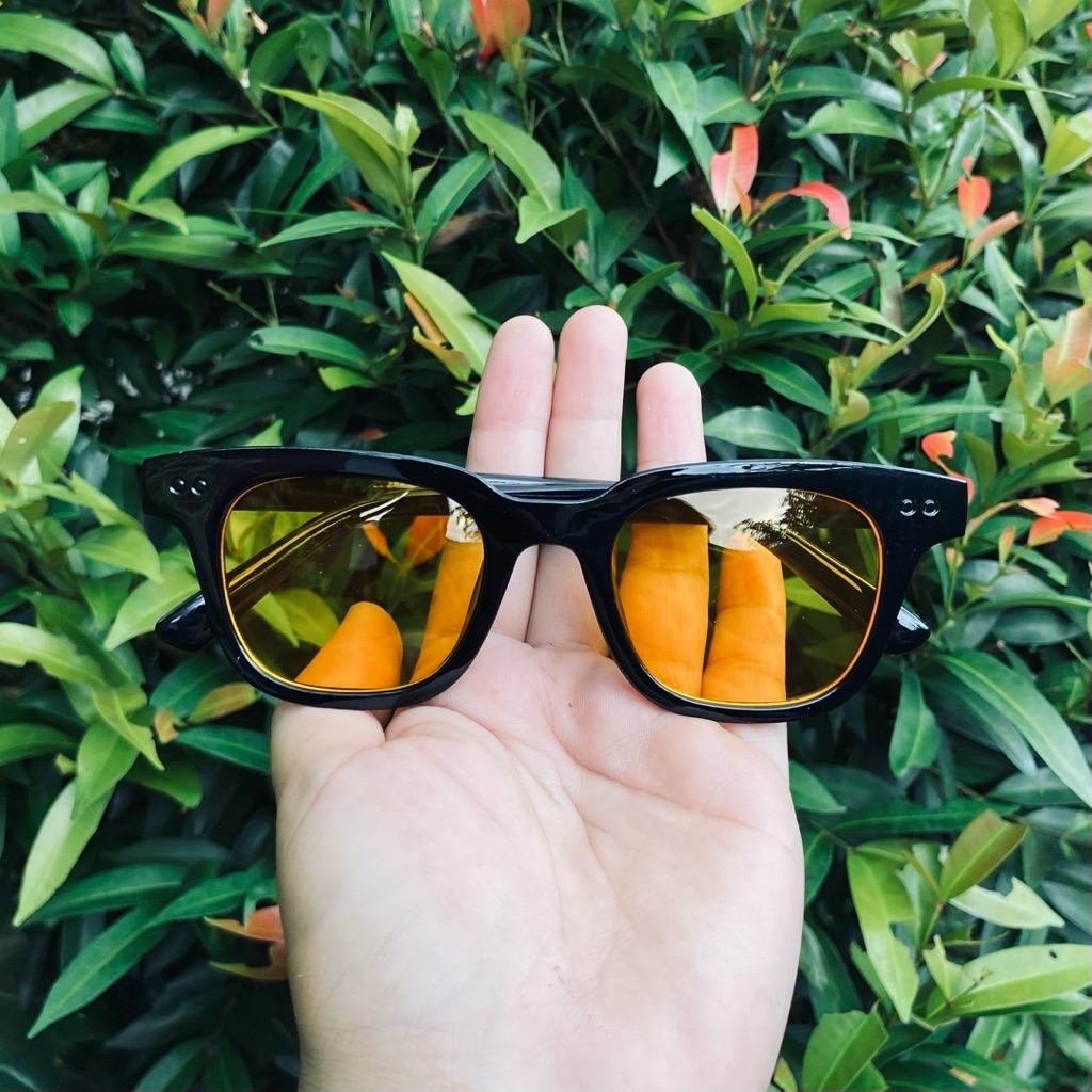 Kacamata Vincent Sunglass Black Yellow