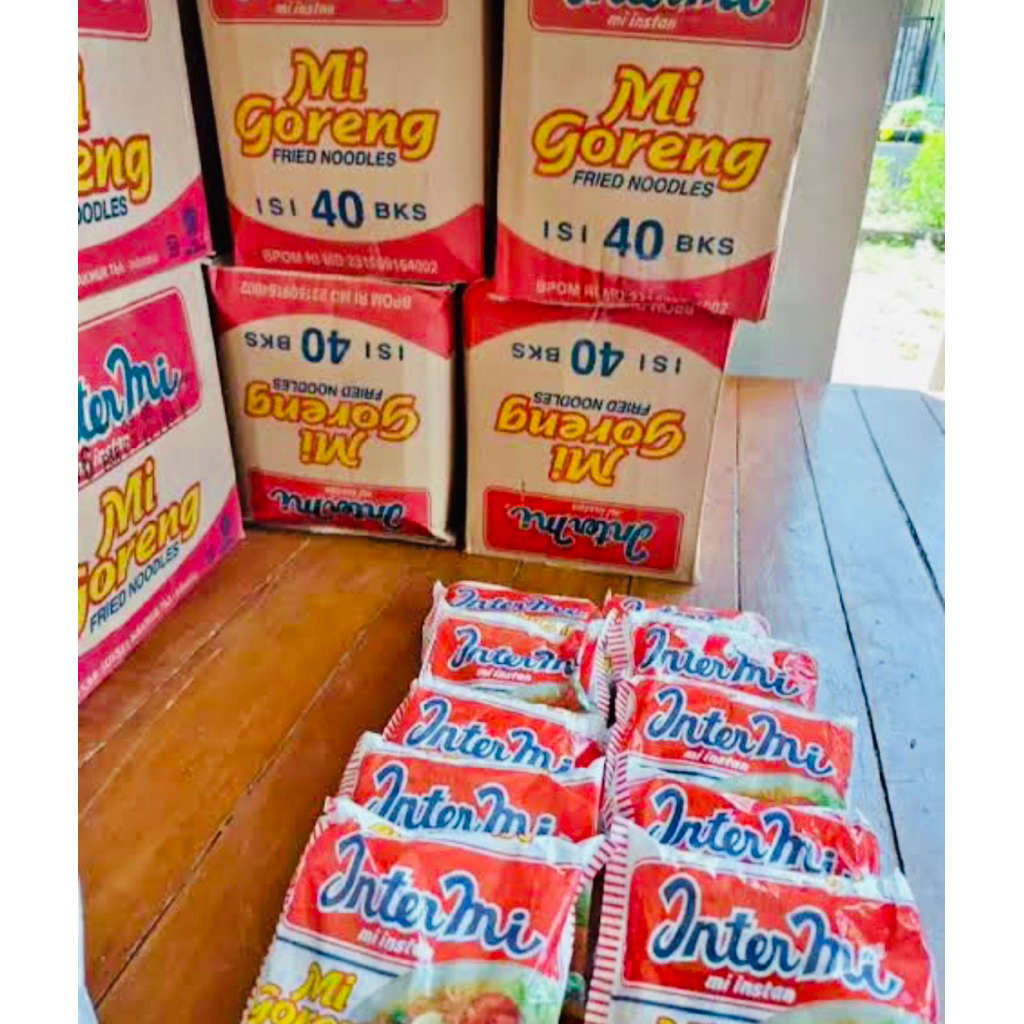 mie intermie /mie goreng satu dus isi 40 pcs