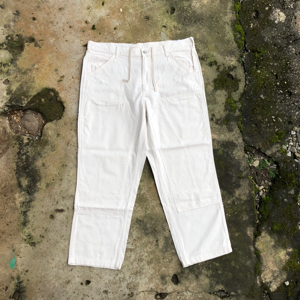 Denim pants double knee uniqlo ( second/bekas )