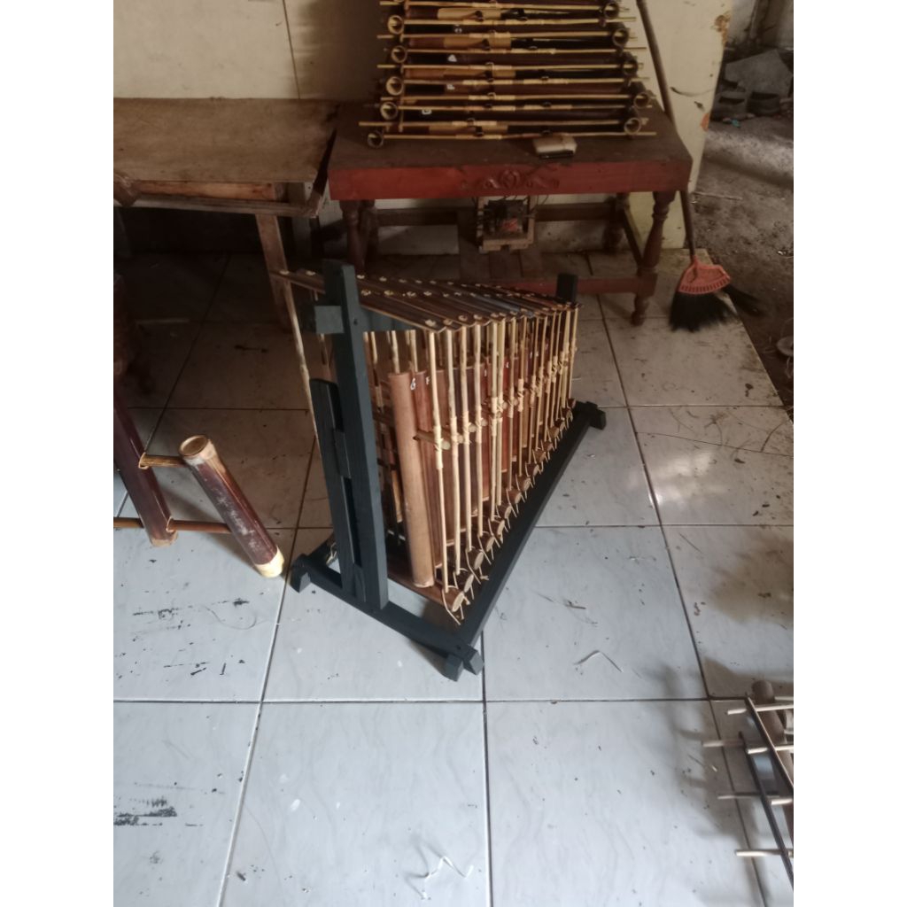 Angklung toel 18 nada 2 tabung pake topi nada awalan ( G-C )