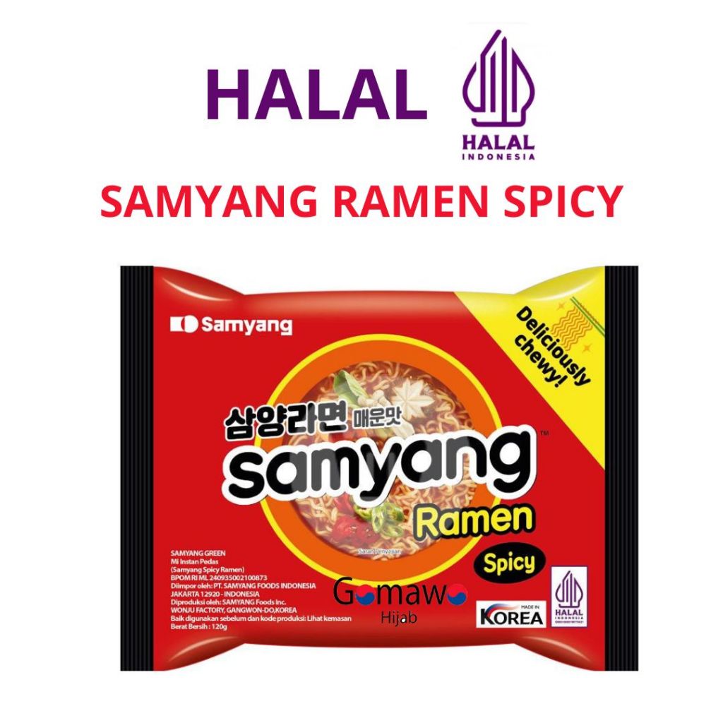 MIE INSTAN SAMYANG RAMEN SPICY - SAMYANG SPICY JADUL HALAL