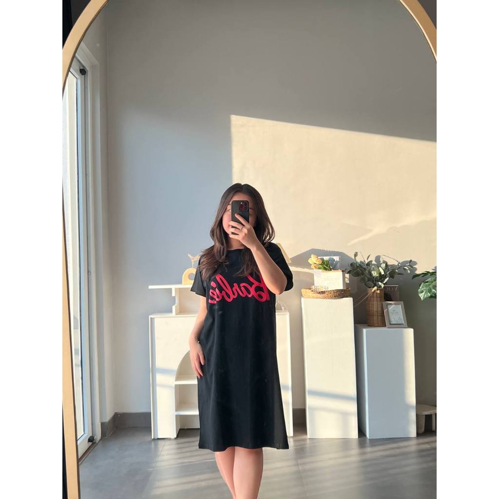 Dress Wanita | Dress Katun Wanita Premium | Dress Wanita Kekinian Korean Style | Dress Santai Wanita