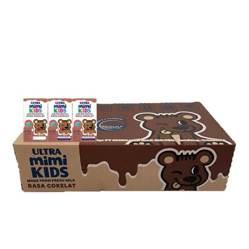 

TERMURAH !! ULTRA MIMI KIDS 125ML DUS KARTON / SUSU ULTRA MIMI KIDS UHT 125 ML COKELAT 1DUS ISI 40PCS